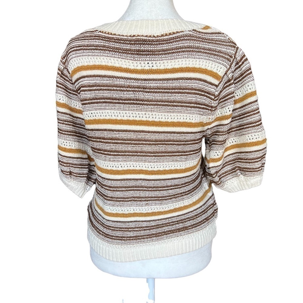 HOUSE OF HARLOW 1960 Crochet Knit Crop Cardigan - Picture 5 of 7